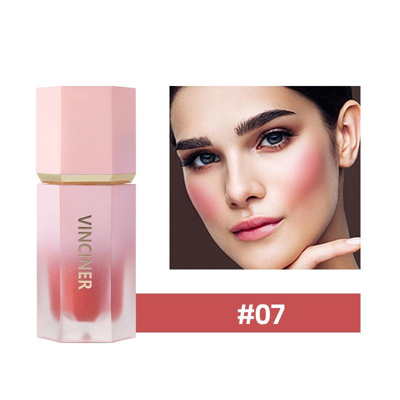 Long-lasting Matte Smooth Liquid Blush 8 Colors with Natural Color Enhancement