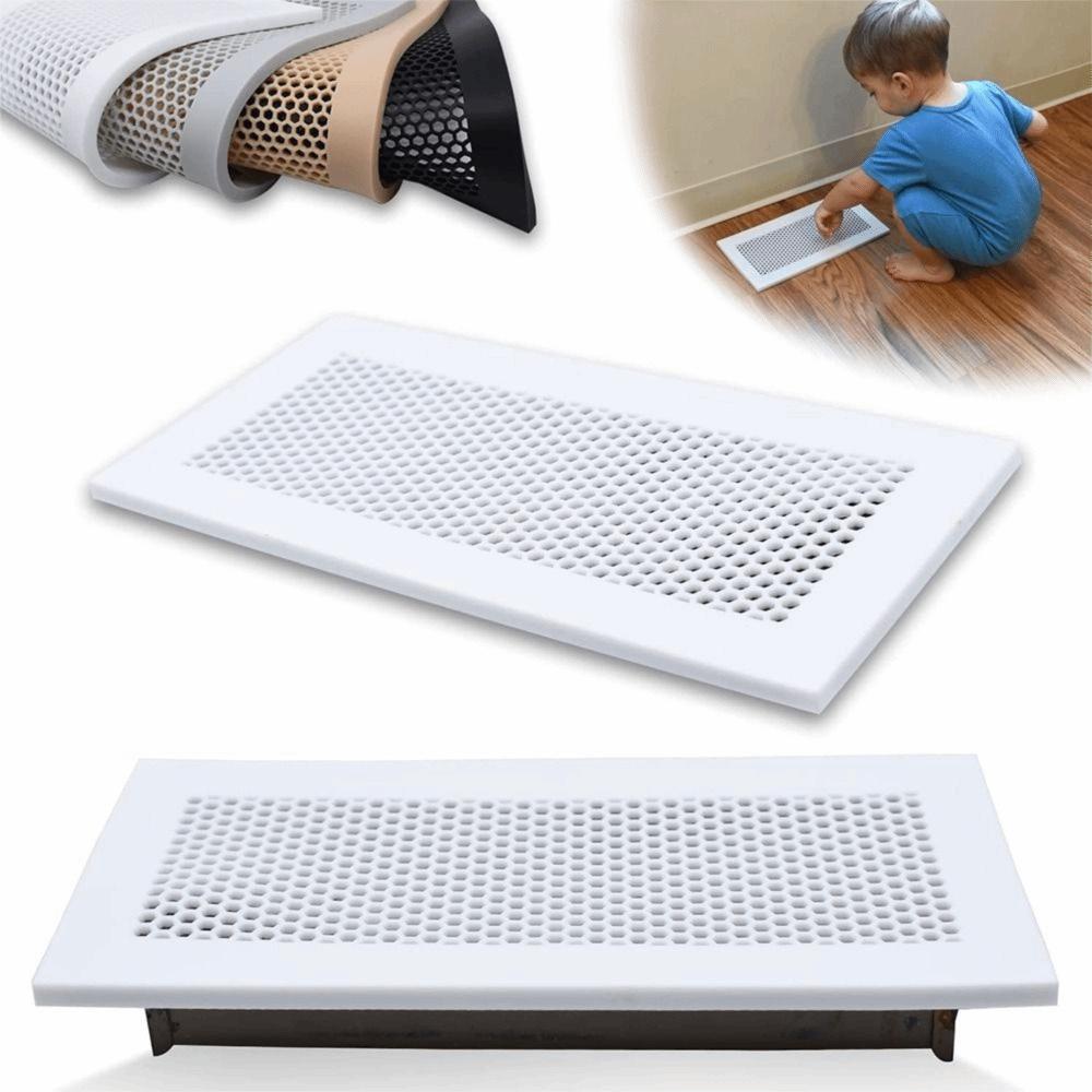 Портативные силиконовые крышки для напольных вентиляционных отверстий -защищенные Гибкие крышки для напольных регистров Защита от насекомых Крышки для потолочных вентиляционных отверстий