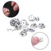 10Sets Lapel Pin Holder Buckle Clutch Jewelry Diy Butterfly Badge Brooch Clasp