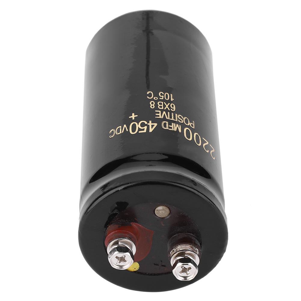 Электролитический конденсатор с болтовым штифтом 450 В 2200 мкФ Алюминиевый электролизный диэлектрический конденсатор