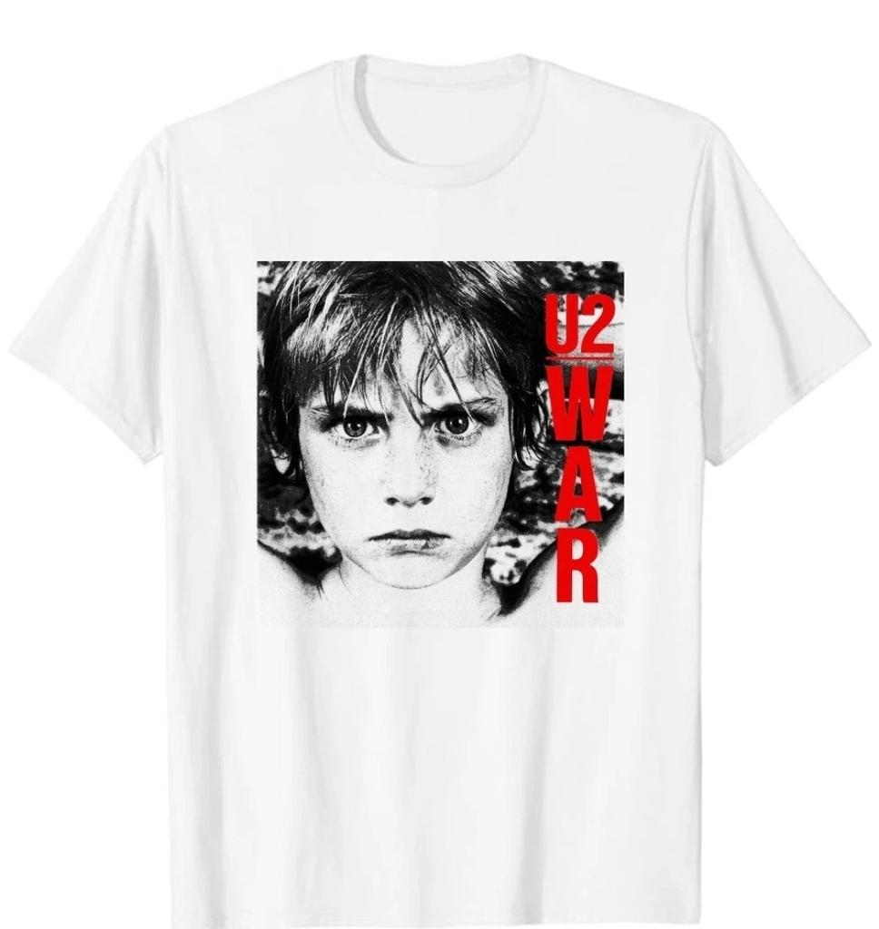 U2 WAR НОВАЯ ФУТБОЛКА Все размеры S M L XL XXL 3 4 XL Черный Белый