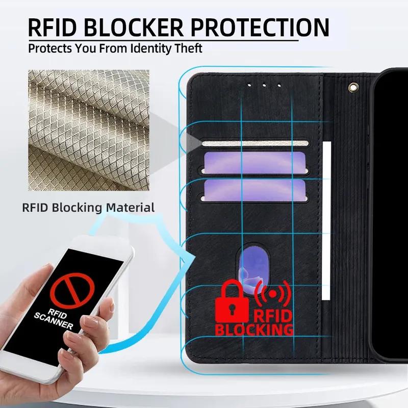Business Wallet Metal buckle Flip Leather Case for Motorola G77 G67 G17 G86 G56 G75 G55 G45 G35 G05 Moto G15 G57 G67 Power Cover