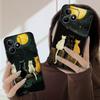 Фоновый Кот Для Oppo Realme 11 12 12X 14 Pro Plus 8 C55 C63 65 67 75 51 53 GT 2 7 Neo 3 5 SE 7 50 силиконовый мягкий чехол для телефона