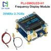 PLJ-096OLED-H1 Радиочастотомер 20 МГц - 2,7 ГГц OLED-дисплей частоты и сигнала Частотомер для любительских радиопередатчиков