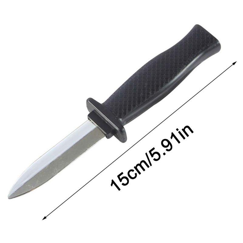 Игрушки для Хэллоуина, имитация пластика, пружина, выдвижной поддельный нож, забавная шутка, пародия, ложный нож, реквизит для трюков