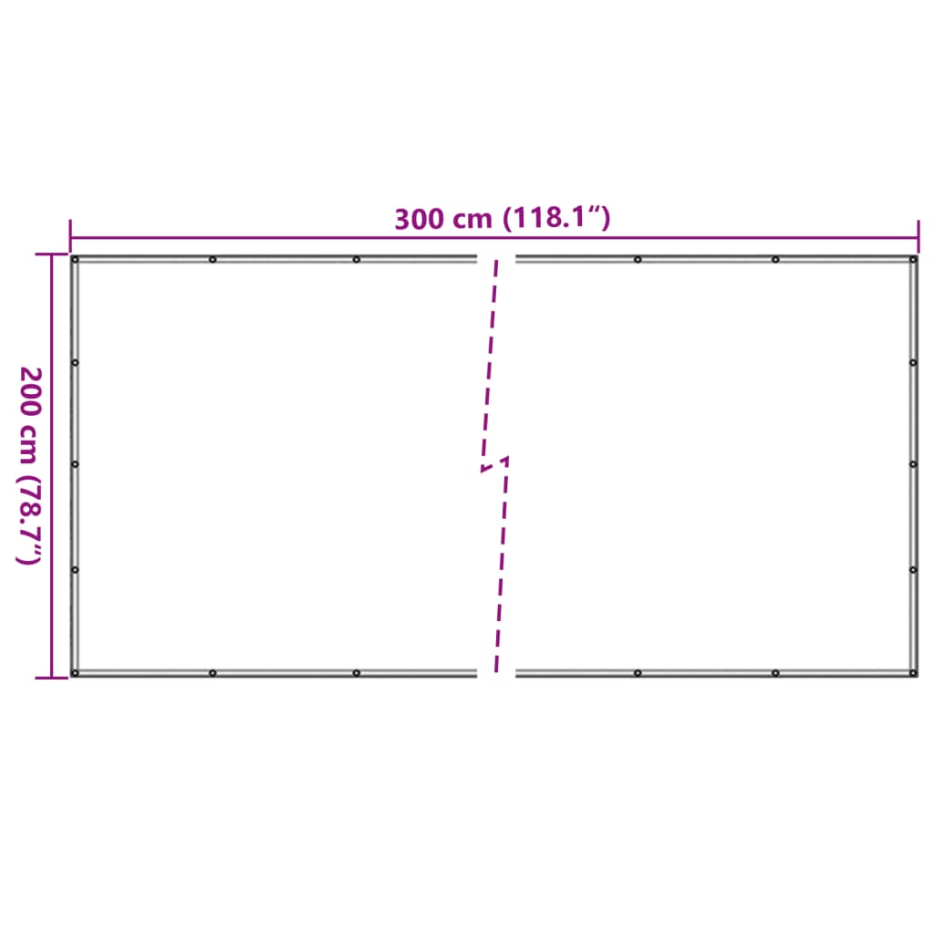Trailer Cargo Net Green 2x3 m HDPE