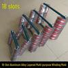 Three-Phase Motor Wire Mold: 12-Slot Layered Winding Aluminum Alloy Frame, Universal Chain Stacking, Cross-Type Tool Mold.