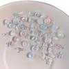 50Pcs Ocean Theme Nail Art Charms Mixed Starfish Seashell Decor Kit For Diy Manicure Nail Art Decor Accessories
