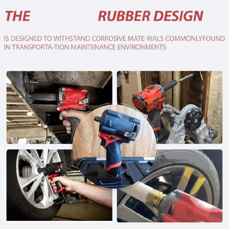 Нескользящая силиконовая защитная накладка 49-16-2563 Для гаечного ключа 3/8 и 1/2 дюйма Крышка для отвода тепла