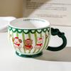 Мультяшная керамическая чашка с крышкой, дорогая подарочная коробка для пары домашних чашек для воды, идея для небольшого подарка