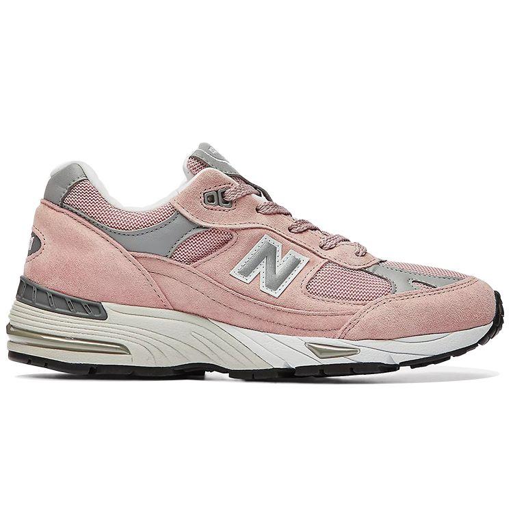 New Balance 991 Сделано в Англии Розовые женские кроссовки Серые W991PNK