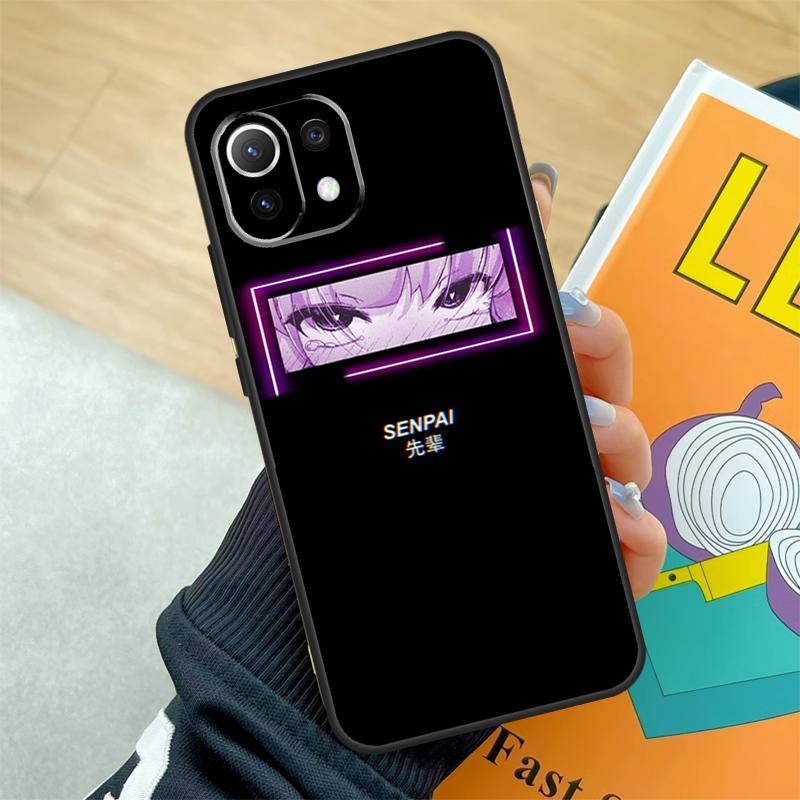 Ваифу Аниме Манга Сэмпай Девушка Чехол Для Xiaomi 15 Ultra 13 14 11T 12T 13T 14T Pro POCO X7 Pro X3 X5 X6 F5 F6 F7 Pro Чехол