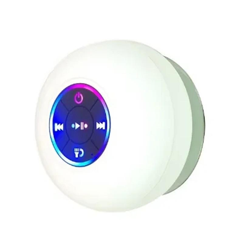 Громкая связь Bluetooth Динамик Мини Сабвуфер для Душа Водонепроницаемый Громкая Связь С Присоской Микрофон Для Ванной Бассейна Пляжа Автомобиля Телефона