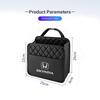 AAADJ1 Car Interior Organizer Storage Box Hanging Leather Bag For Honda Civic Accord Crosstour Spirior Odyssey Avancier UR-V Sienna