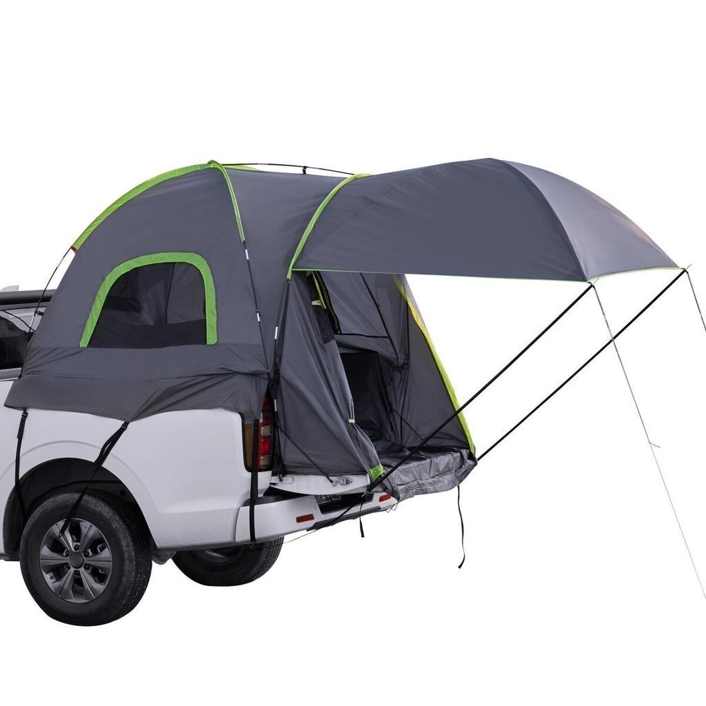 Truck Tent 5.5-6.0ft Waterproof PU2000 Truck Bed Camping Tent 2-3 Person