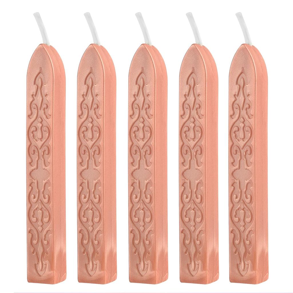 5 шт. восковых печатей, антикварные восковые печатей с фитилем для почтового письма, ретро-винтажная восковая печать, приглашение на свадьбу