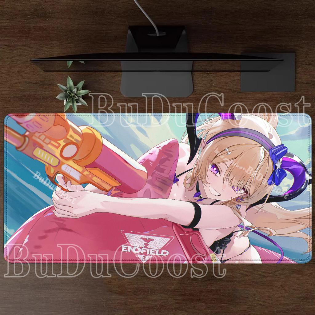 Игровой Arknights Endfield Liino Большой коврик для мыши Офисный Клавиатура Оверлок Киберспортивный коврик для мыши ПК HD Печать Нескользящая основа Настольный коврик