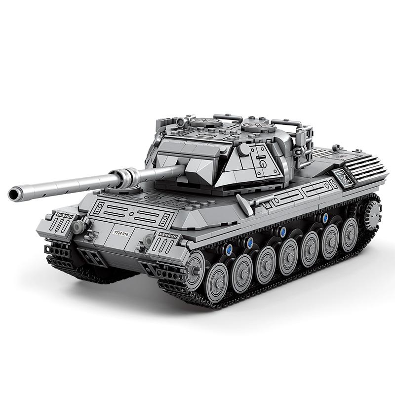 1273 детали World of Tanks Основной боевой танк Leopard 1 Строительные блоки Классический танк Холодной войны Военная модель Игрушка Подарок для взрослых геймеров