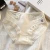 Underwear Women's Briefs A-class Cotton Mid Waist Panties Girl Lace Edge Comfortable Breathable Seamless Pantys Women