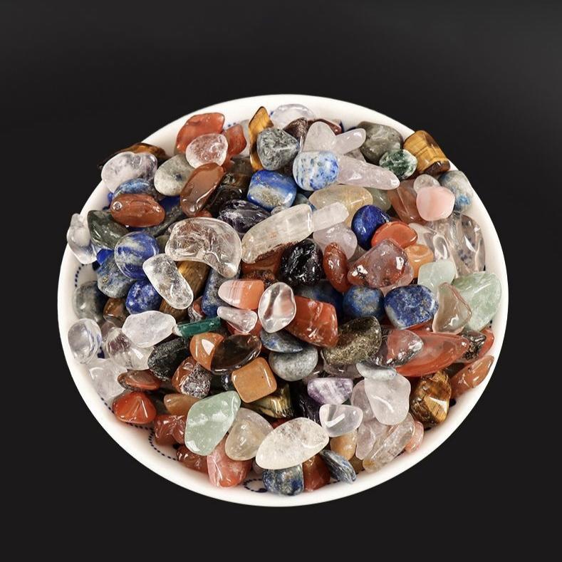 Кристаллы 7 Чакр - Коллекция исцеляющих камней для медитации, подношений на алтарь, создания мандал и декора аквариума