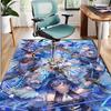 Genshin Impact Pattern Rug, Indoor/Outdoor Mat, for Picnic, Gameroom, Bedroom, Office, Living Room, Home Decor Carpet, Birthday Gift
