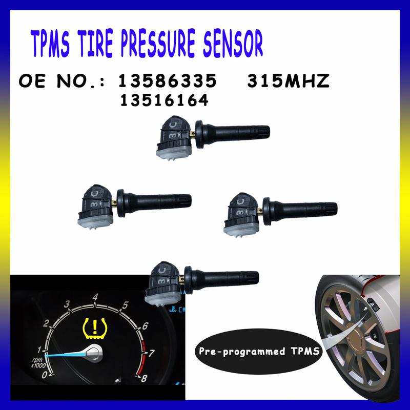13586335 Для CHEVROLET TPMS Orlando 2012 2013 2014 / Traverse 2013-2014 315 МГц Датчик контроля давления в шинах