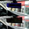 Автомобильное внутреннее 3D зеркало заднего вида с подсветкой LED Большое поле обзора Автомобильное внутреннее зеркало заднего вида Плоское зеркало-отражатель Окружающий свет