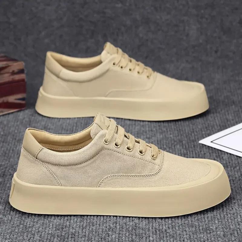 Новые летние кроссовки из парусины для мужчин, рабочая обувь, предложение, дизайнерские роскошные слипоны для взрослых, распродажа мужской вулканизированной обуви