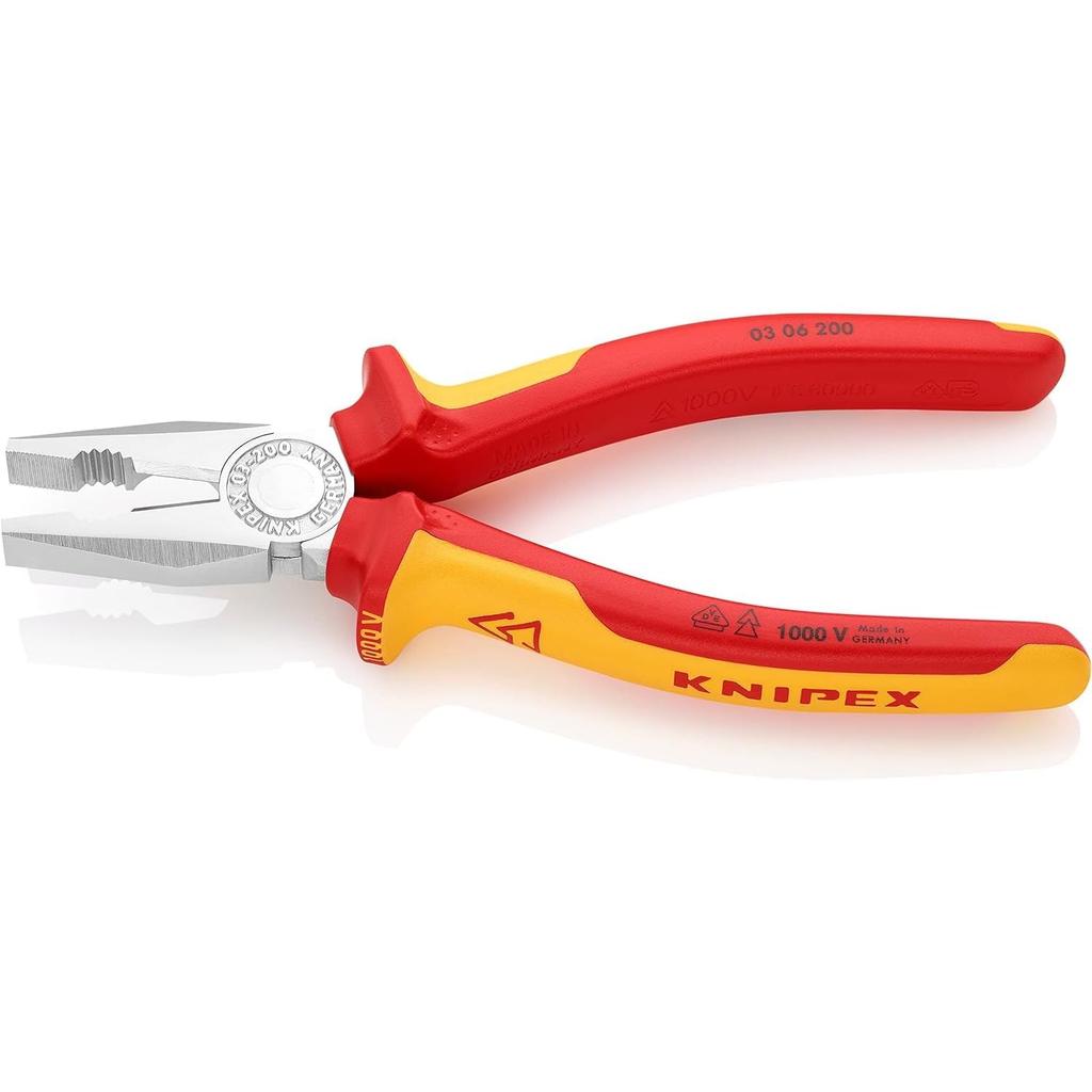 [KNIPEX] Insulated Combination Pliers 1000V 200mm 0306-200
