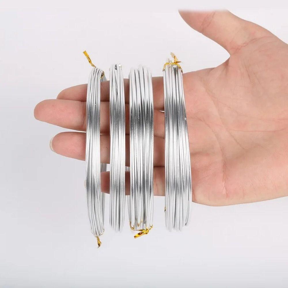 Soft Aluminum Wire 10Meter Metal Wire Rope New Floristry Wire  For Bracelet Necklace