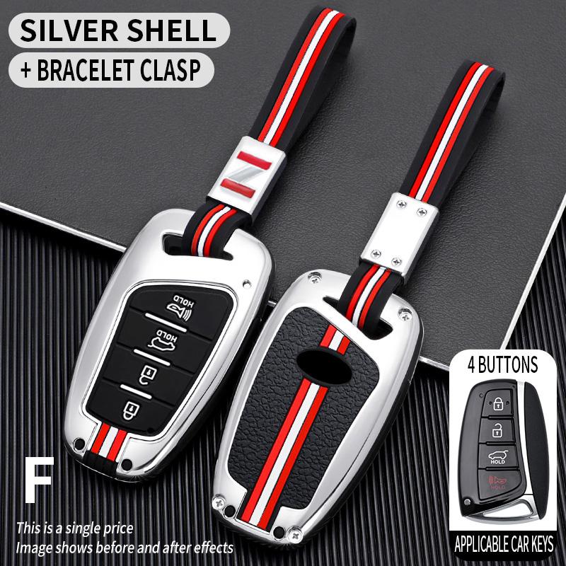 Чехол для ключа автомобиля Крышка Корпус Держатель брелока Для Hyundai Grand Santa Fe IX45 GENESIS EQUUS AZERA 2013 2014 2015 2016 Аксессуары для брелока