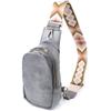 Модная сумка через плечо в модном цвете из экокожи VINTAGE Bag 22792 Серый