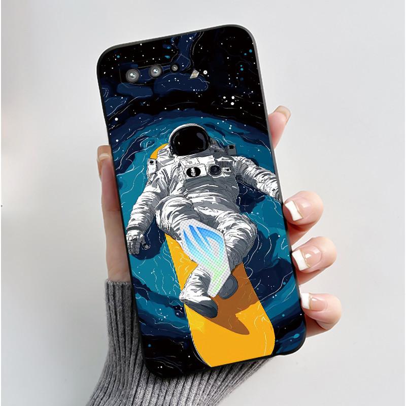 Чехол для Asus Rog Phone 5 Rog 5s ZS673KS ZS676KS Чехол Роскошный Дракон Милый Крутой Для Мальчиков Девочек Мягкий Черный Матовый Силиконовый Задний Чехол
