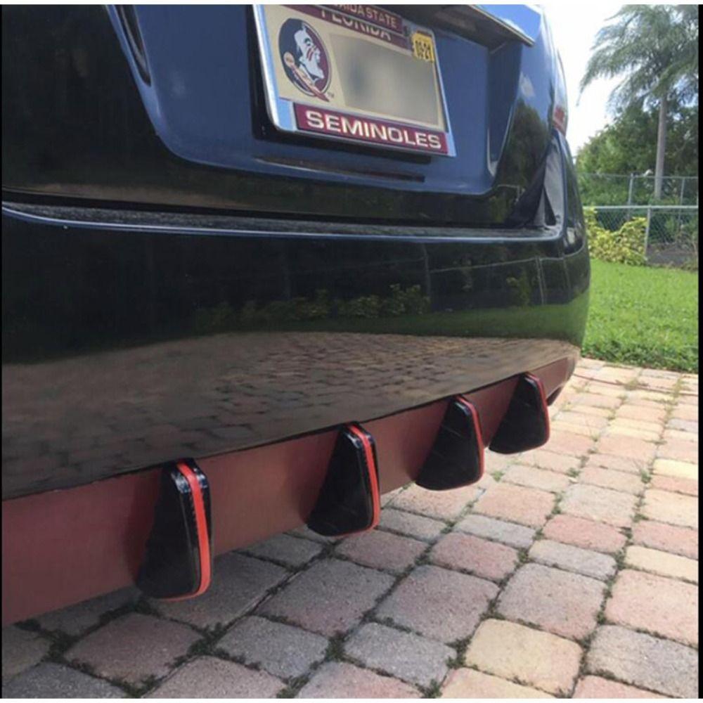 Anti-collision Carbon Fiber Pattern Chassis Parts Lip Diffuser Rear Bumper Parts Car Accessories