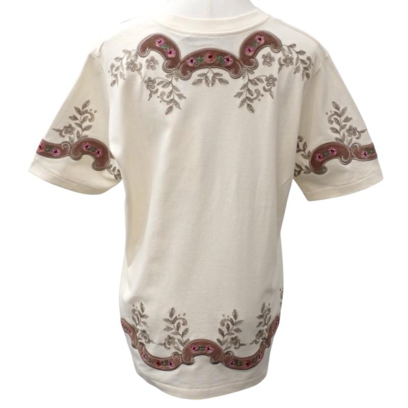 GUCCI  S Short sleeve T-shirt Ivory cotton Women