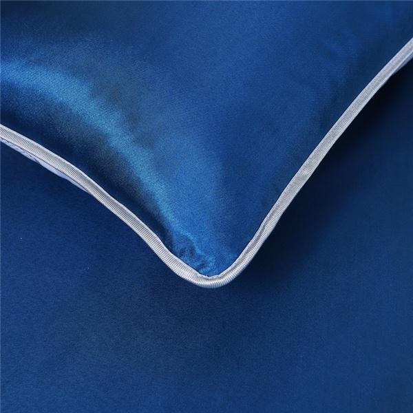 3 шт. шелковое постельное белье Роскошное детское двойное постельное белье размера «queen-size» комплект атласных простыней наволочки постельное белье плоские простыни