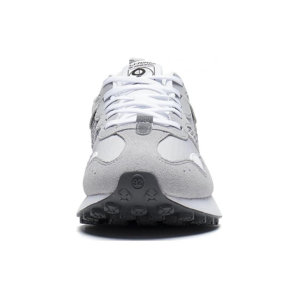 Li Ning Rebound Скользкие, износостойкие, дышащие низкие спортивные повседневные кроссовки Женские Серые AGCS350-1