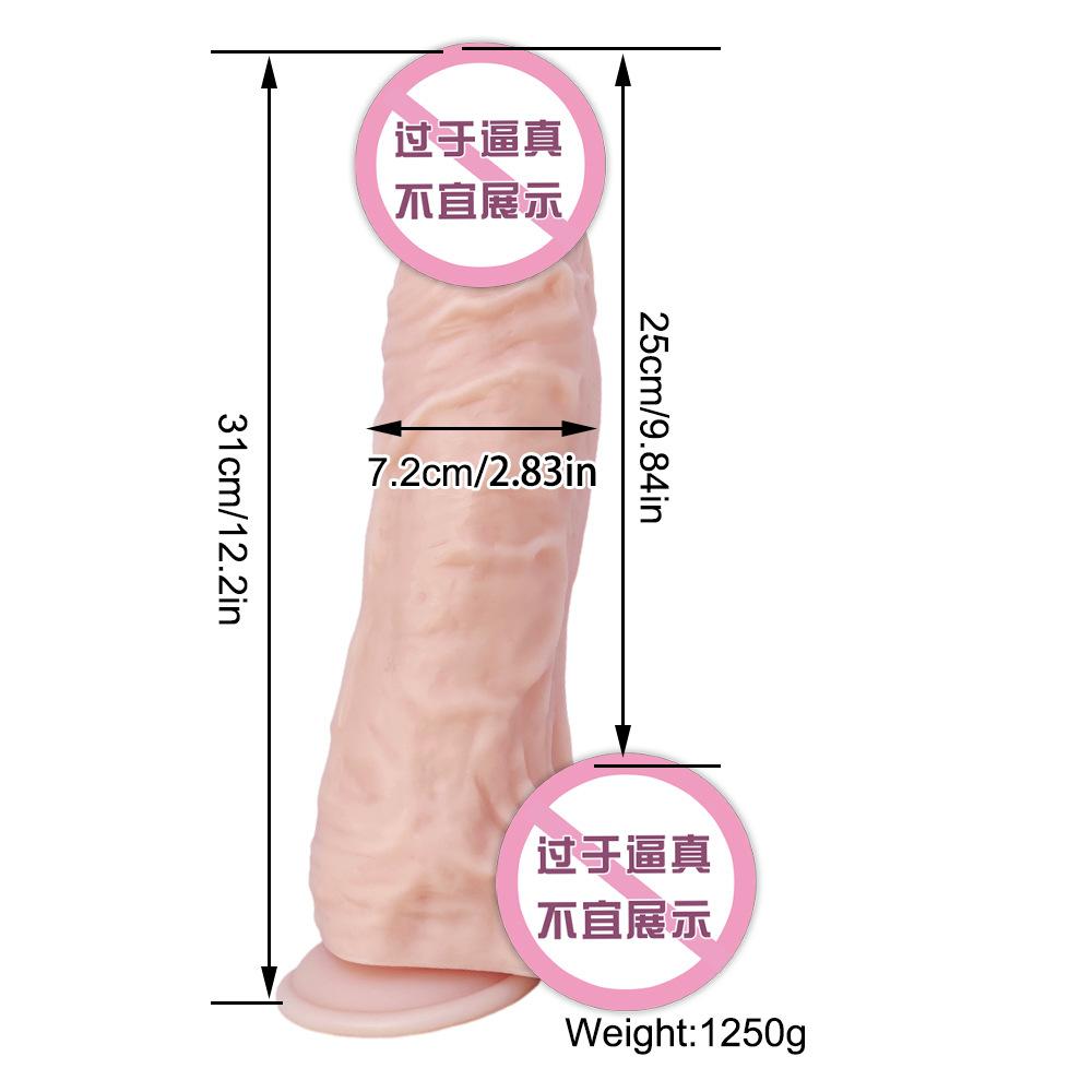 Simulated Penis 7.2cm Female Manual Solid Dildo Adult Sex Toy Female Masturbator