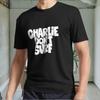 Новая футболка для мужчин Черная с логотипом Cin Active 'Езда по волне' Смешная Размеры от S до 5XL