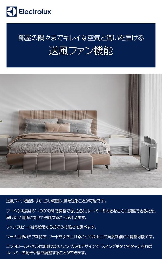 Electrolux UltimateHome700 Очиститель воздуха с функциями очистки воздуха x увлажнения и нагнетания воздуха в одном устройстве. До 27 татами. Вентилятор с дополнительной влажностью воздуха.