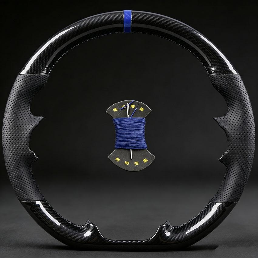 Car Steering Cover For Hyundai ix25 2014 2015 2016 Creta 2016 2017 UV Protection Anti-Aging Glossy Carbon Fiber Leather