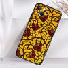 Чехол из ткани с африканским восковым узором для iPhone 14 13 12 11 16 15 Pro Max Mini Cover X XR XS 8 7 14 16 15 Plus Аксессуары