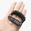 Portable Bike 3 Digit Combination Spring Cable Lock Anti Theft Resettable Bike  Cable Lock for Travel Luggage Helmet