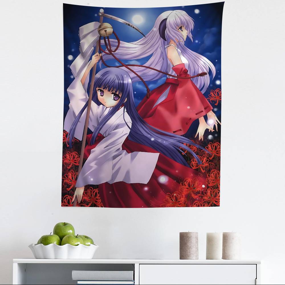 Anime Hhigurashi Wwhen They Ccry Hanging Bohemian Tapestry Hanging Tarot Hippie Wall Rugs Dorm Japanese Tapestry