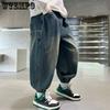 Джинсы для мальчиков Детские уличные брюки Explosive Trendy Pants Jogger Pants