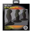 Vibrating Butt Plug Set - Nexus G-Play Trio+ Black