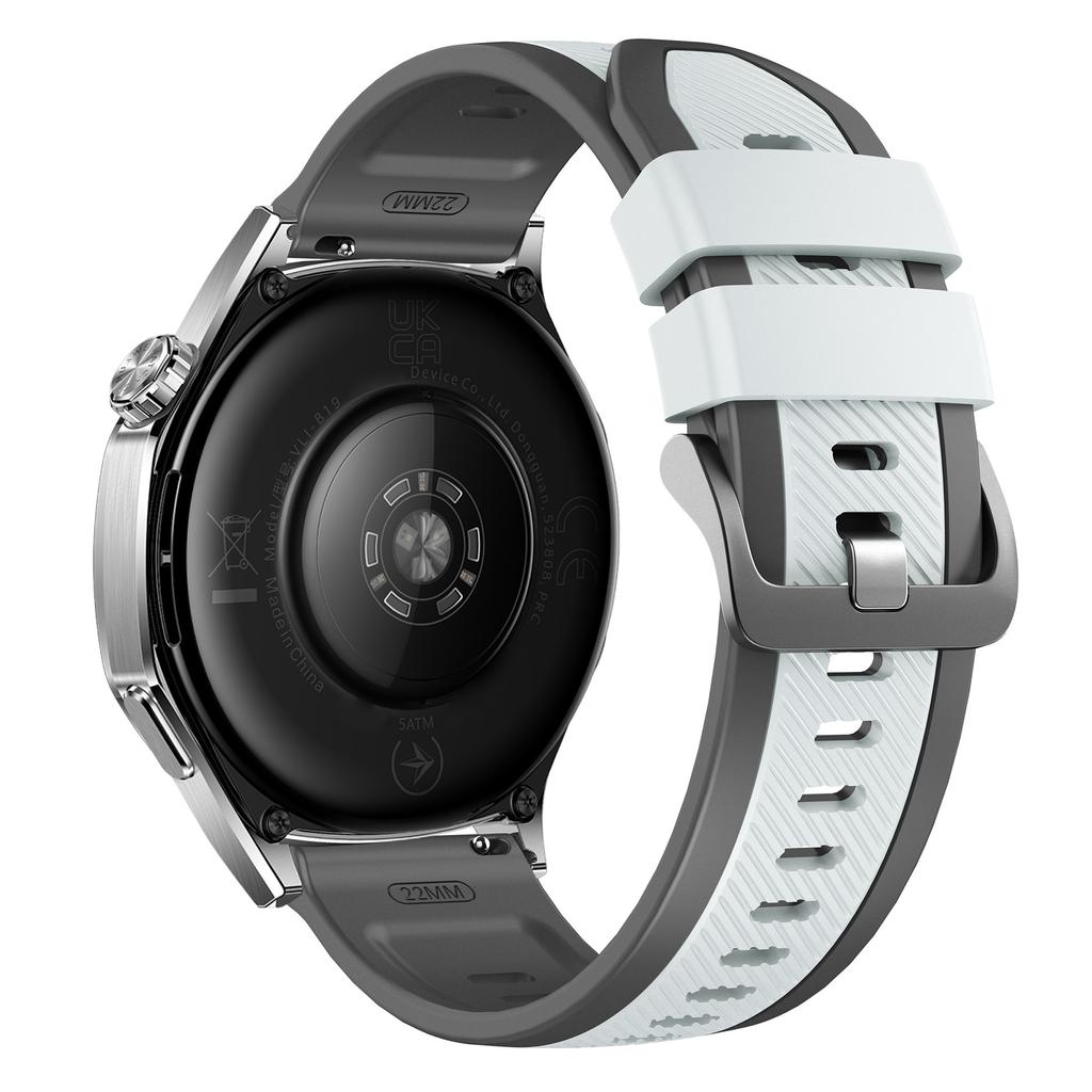 22 мм Твиловый ремешок для часов Huawei Watch GT 6/5/5 Pro/4 46 мм Двухцветный силиконовый ремешок Быстросъемный