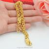 Dubai Jewelry Gold PlatedDouble Faucet Bracelet Atmosphere of the Same Gold Plated Bracelet Vacuum Plating Men and Women Jewelry