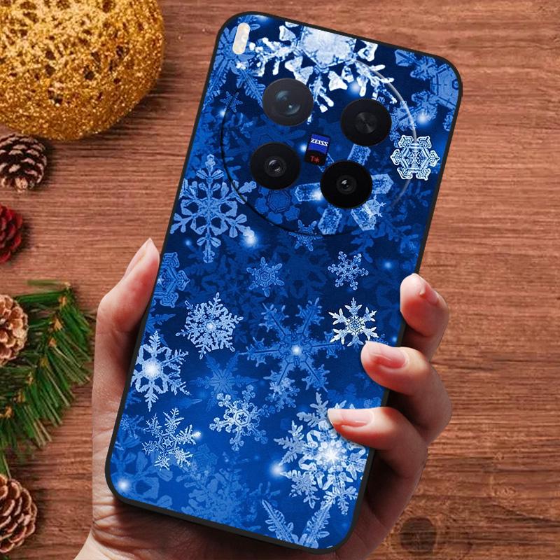 Рождественский painted чехол для Vivo X300 Pro Case V2502A Силиконовый мягкий чехол для телефона для Vivo X300 5G V2509A Capa 2025 Новый Fundas