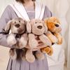 Горячая 30см-55см Милая Плюшевая Кукла-Щенок Игрушка Мультяшная Подушка Набитая Мягкое Животное Игрушки для Сопровождения Малышей Для Детей Девочек Подарок на День Рождения